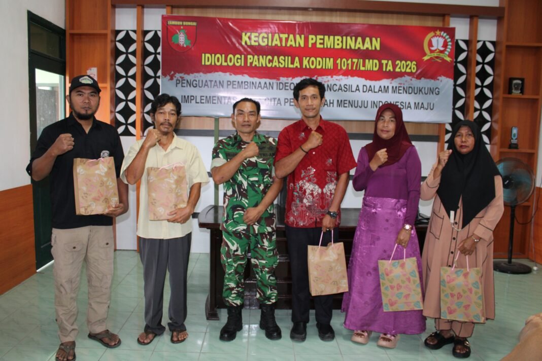 Kodim 1017/Lamandau Gencarkan Pembinaan Pancasila untuk Kemandirian Nilai Kebangsaan