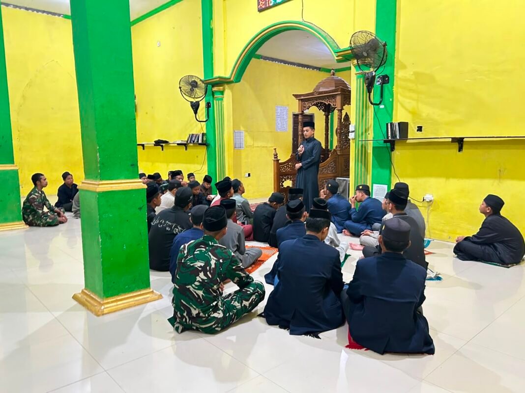 Kegiatan Doa Bersama Santri dalam Menyambut Tahun Baru Hijriah oleh Brigif TP 32
