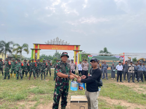 Kerja Bersama TNI dan Masyarakat, Kodim 0427/Way Kanan Gelar Karya Bhakti