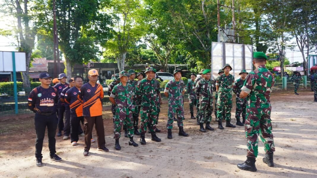 Penguatan Sinergitas TNI dan BPBD dalam Latihan Kebakaran