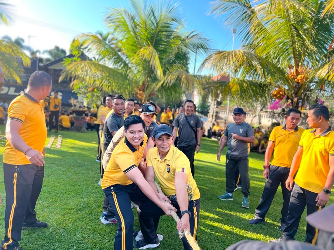 Perayaan HUT Bhayangkara ke-80 Melalui Kegiatan Olahraga Bersama TNI-Polri