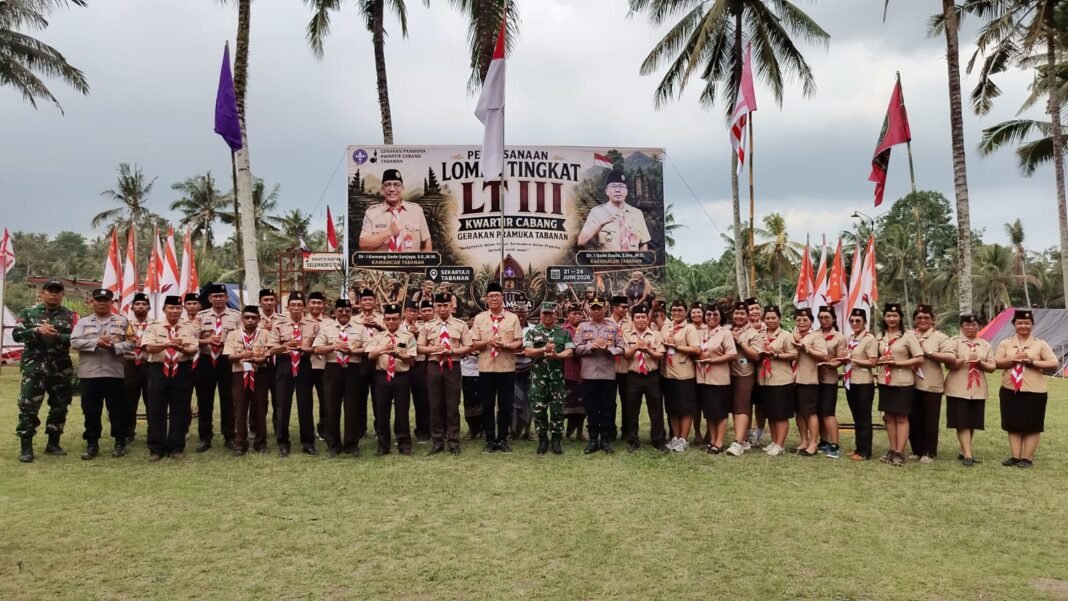 Kegiatan Lomba Tingkat III Gerakan Pramuka di Tabanan