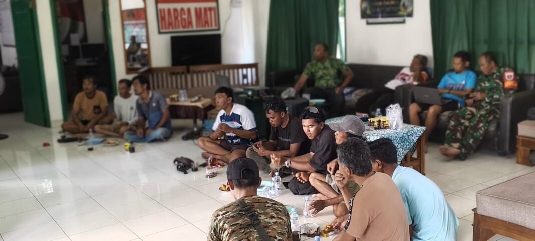 Pesta Nobar Piala Dunia 2026 di Koramil 0904-09/Muara Samu