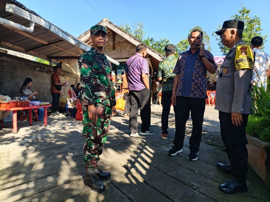 Kegiatan Graduation TK Santo Yusup, Babinsa Siap Amankan Acara
