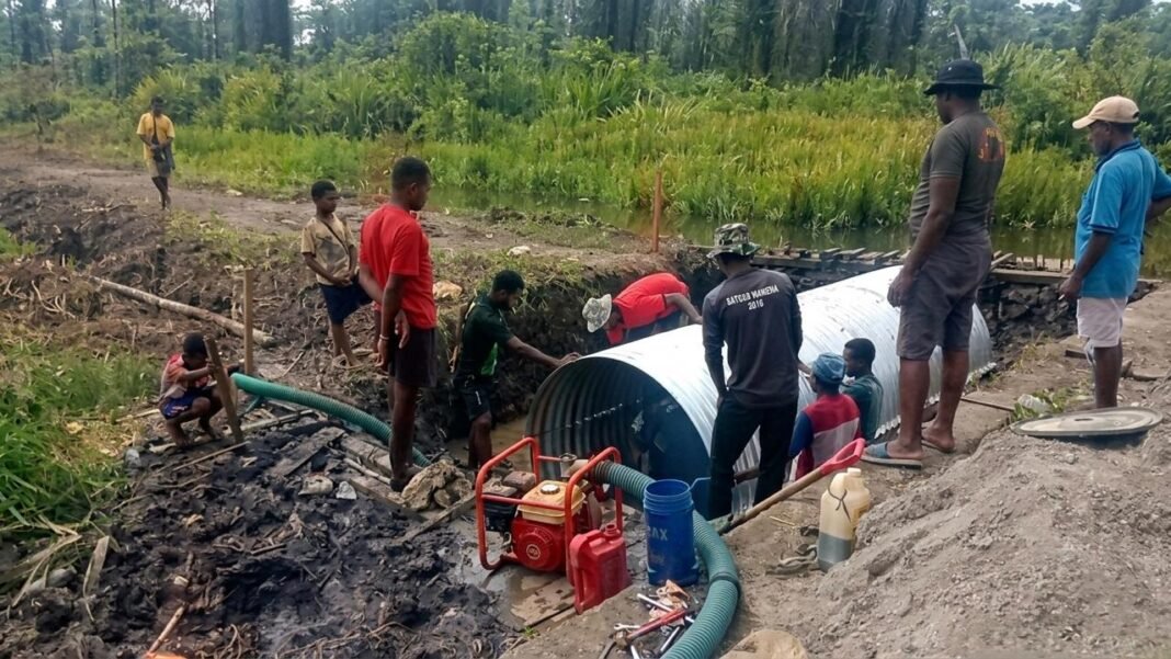 Pembangunan Jembatan Perintis Garuda Aramco TA. 2026 dalam Semangat Bersama