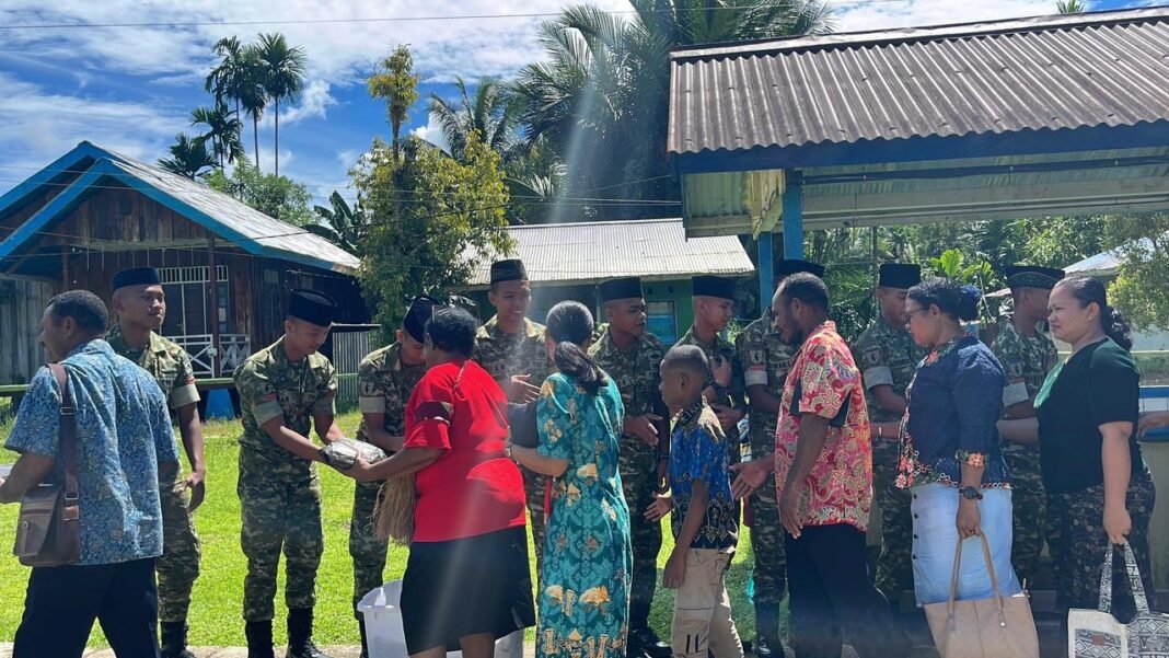 Kegiatan Kasih Minggu TNI di Papua, Tunjukkan Kepedulian Sosial