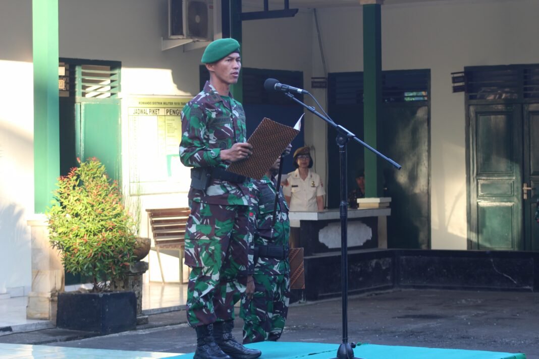 Upacara Pertama Dandim Tabanan, Dorong Disiplin dan Semangat Pengabdian