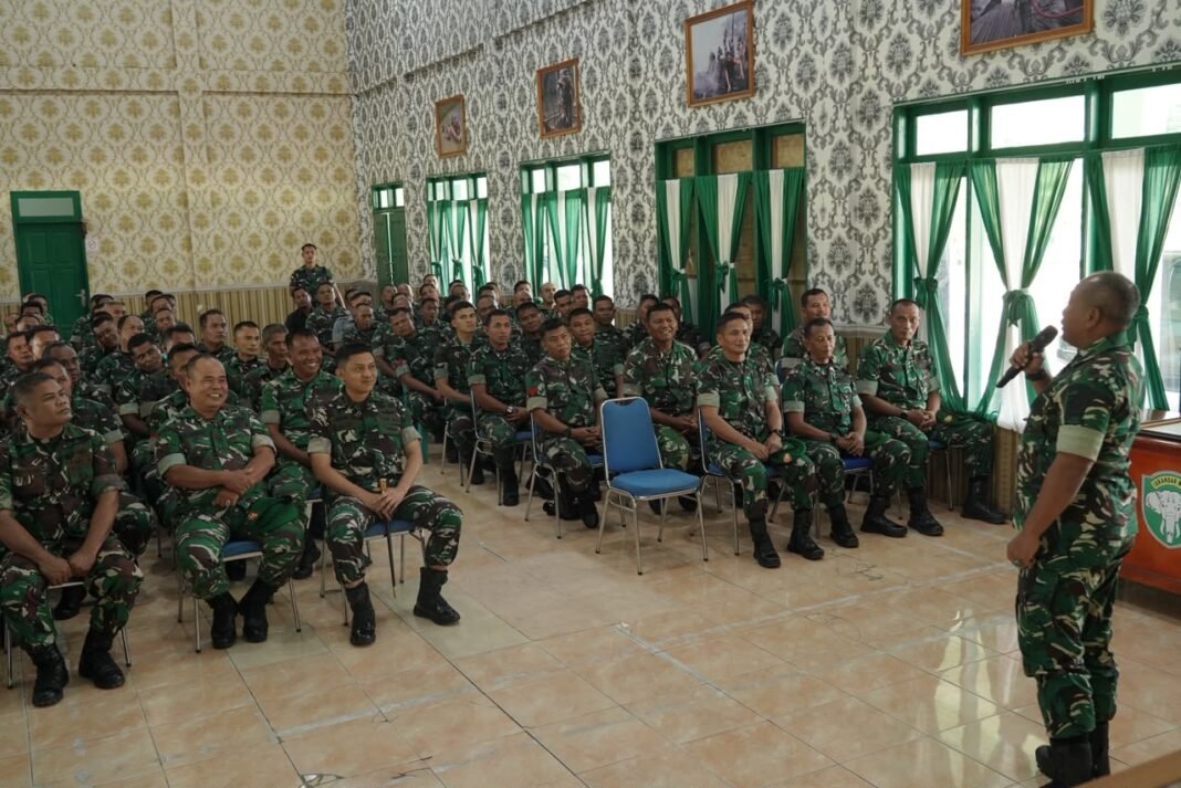 Kunjungi Kodim 0118/Subulussalam, Danrem 012/TU Ingatkan Bahaya Narkoba dan Judi Online
