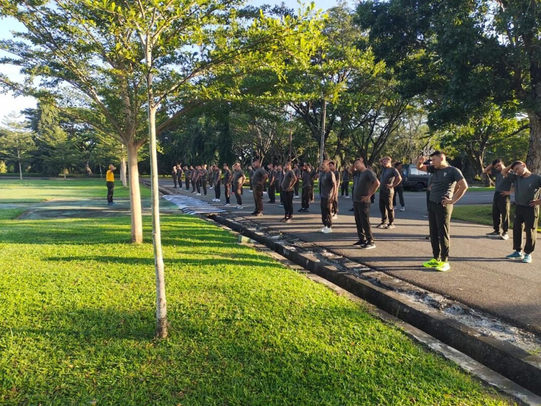 Jumat Sehat Korem 012/TU, Prajurit dan PNS Tempuh Jalan Sehat 5 Kilometer