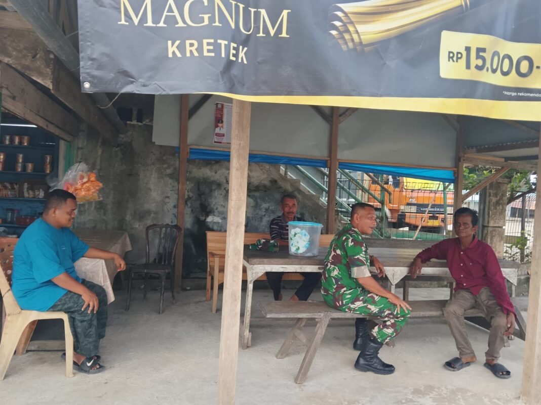 Babinsa Teunom Perkuat Komunikasi dengan Masyarakat, Dukung Keamanan dan Pembangunan Wilayah