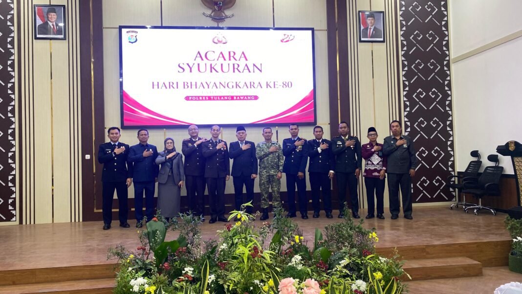 Hari Bhayangkara ke-80 di Polres Tulang Bawang