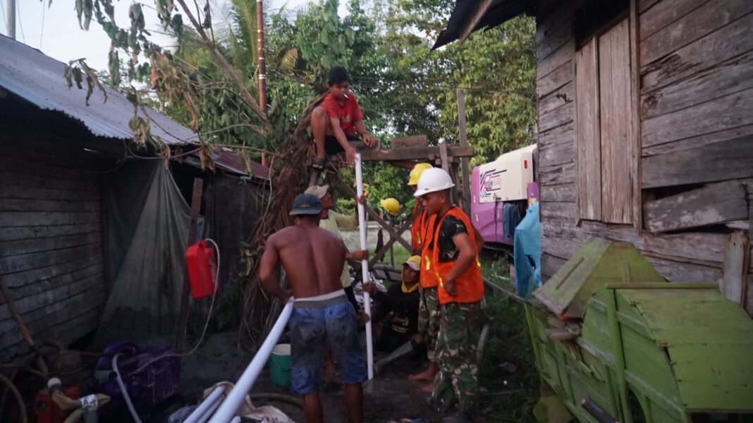 TMMD Ke-129 Lanjutkan Pengerjaan Sumur Bor untuk Air Bersih