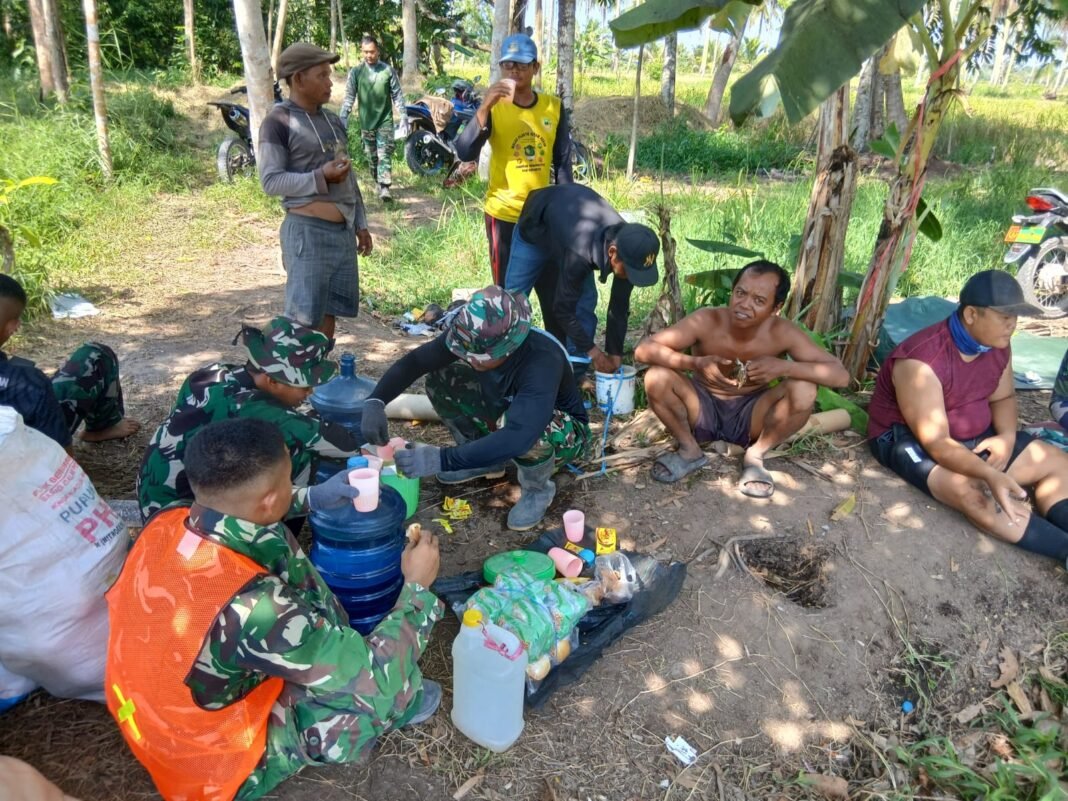 Silaturahmi Satgas TMMD: Memperkuat Rasa Kebersamaan Masyarakat