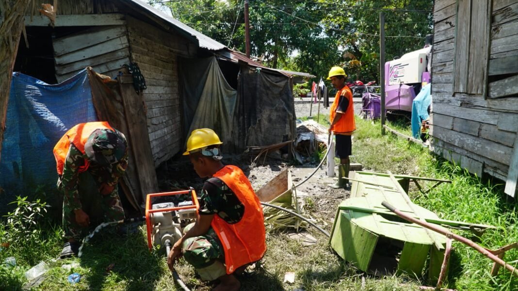 Solidaritas Satgas bersama Warga Mempercepat Proses Sumur Bor
