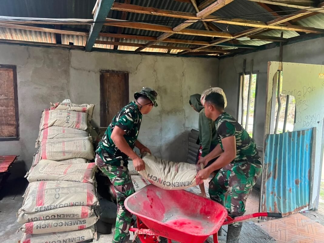 Dukungan Warga Penting dalam Pelansiran Material Semen untuk TMMD di Morowali