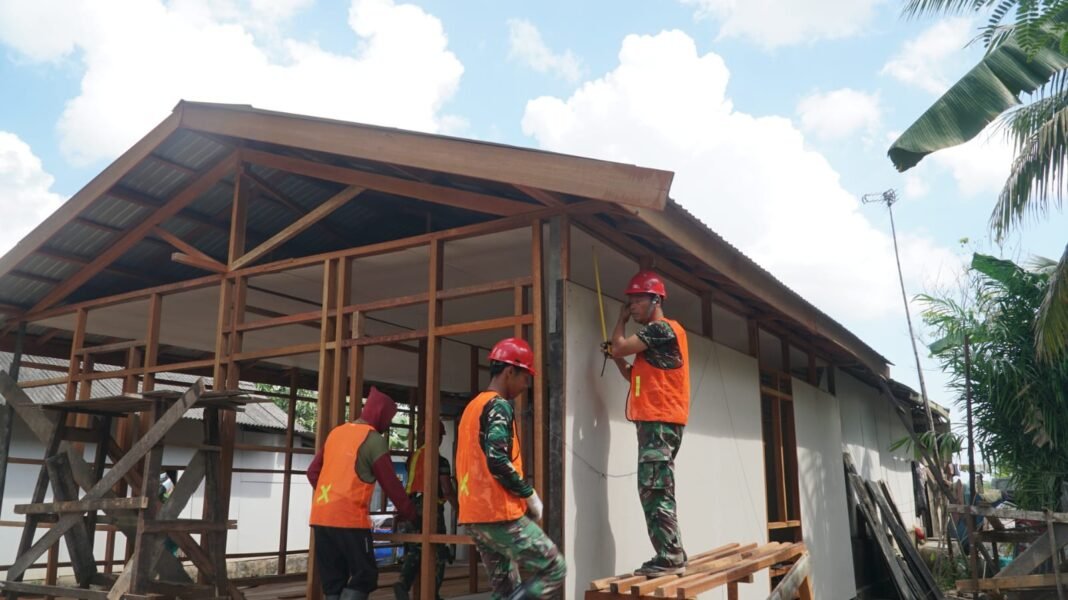 Rehab Rumah Warga di Indikasi Kemajuan Program TMMD