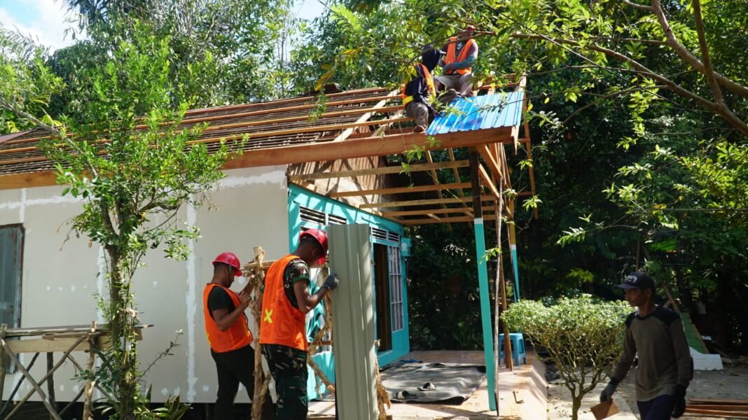 Komitmen TMMD dalam Merehabilitasi RTLH di Kapuas