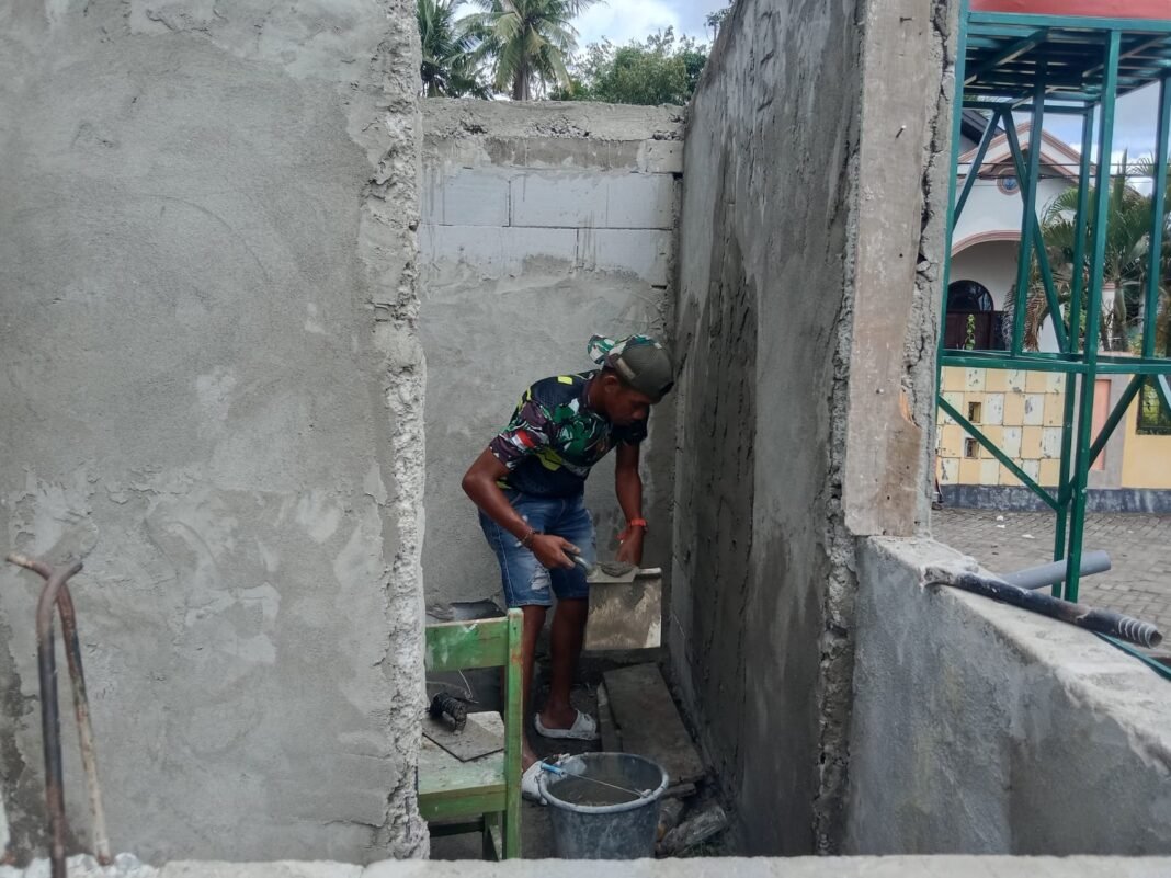 Pembangunan Sanitasi oleh Satgas TMMD di Kecamatan Sibulue