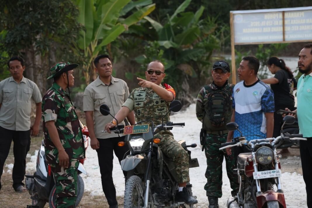 Sinergitas TNI dan Pemerintah Desa dalam TMMD ke-129