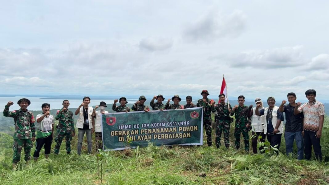 Program TMMD ke-129: Penanaman Pohon Buah di Kawasan Perbatasan