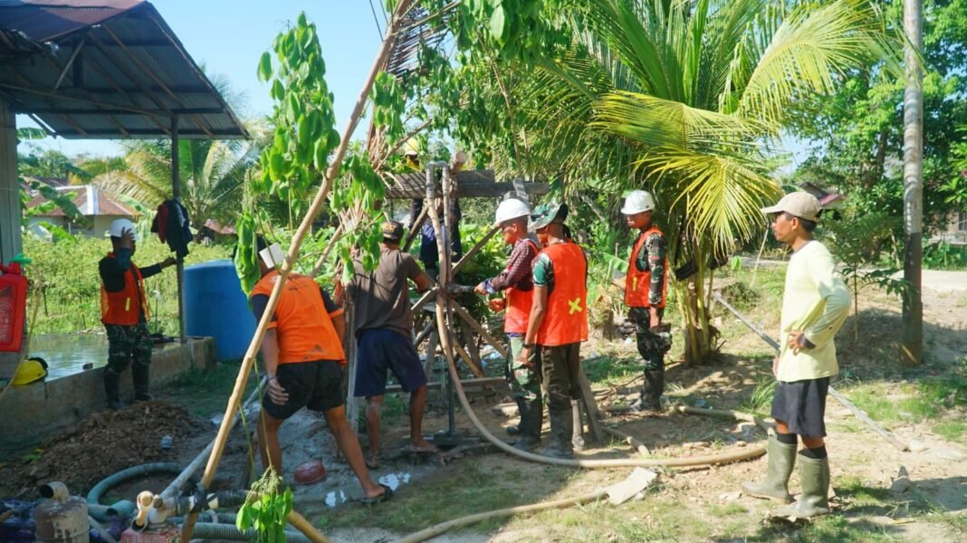Fase Kritis Pengeboran Sumur Bor TMMD di Kecamatan Tamban Catur
