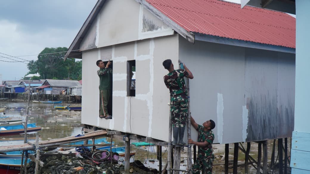 Pembangunan RTLH di Polewali Menuju Penyelesaian