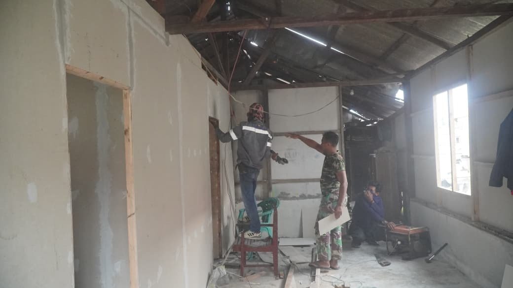 Pembangunan RTLH Bapak Suhardin di Desa Umbele Lama Berjalan Lancar