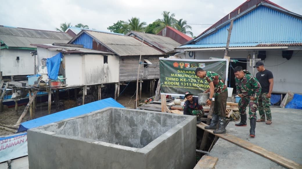 Pembangunan Bak Penampungan Air di Desa Umbele Terus Berlanjut