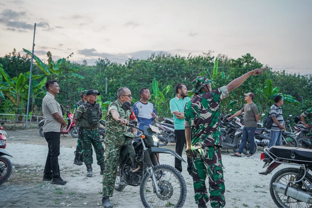 Keseruan Voli di TMMD, Dansatgas Tunjukkan Keceriaan di Lapangan