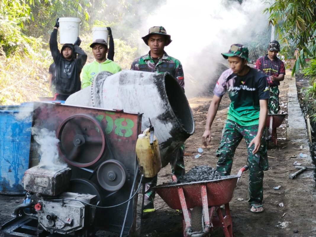 Optimisme Pembangunan Desa Sekardadi melalui TMMD Ke-129 Kodim 1626/Bangli