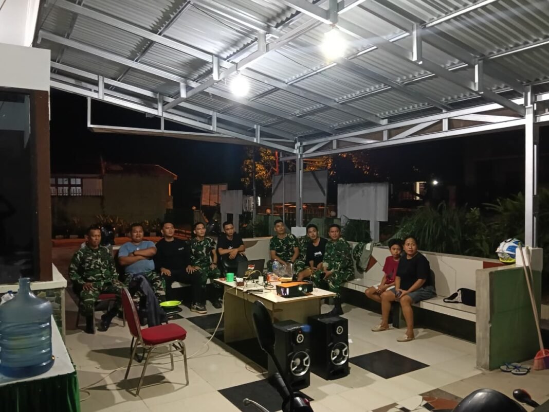 Kemanunggalan TNI dan Rakyat Terjalin di Nobar Piala Dunia FIFA 2026