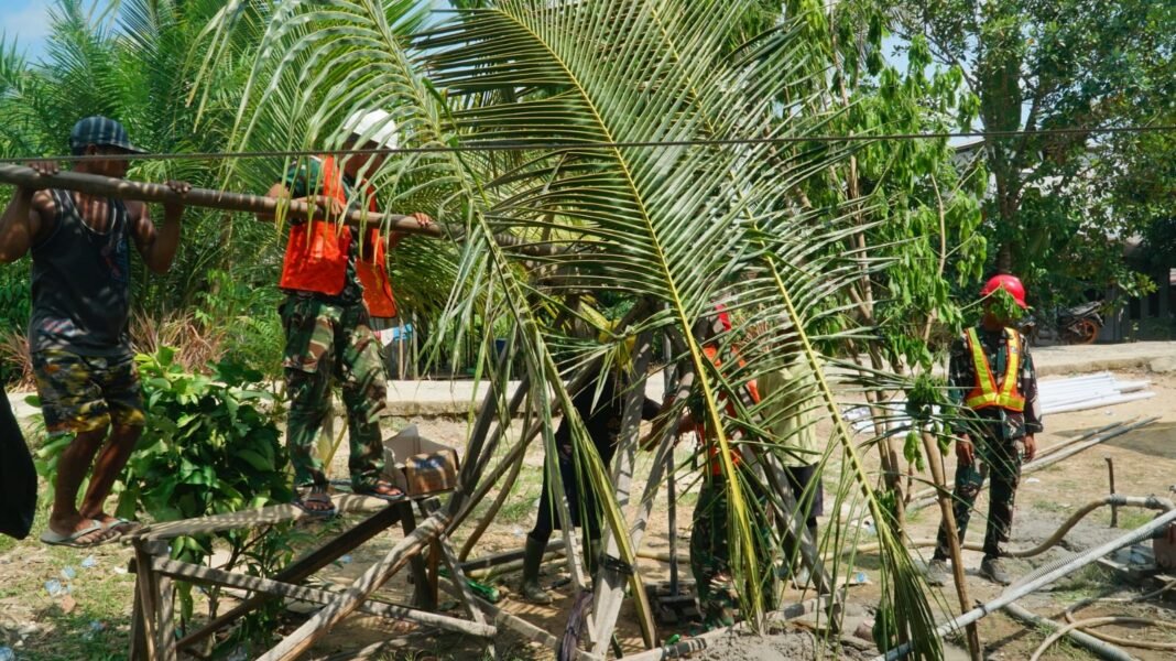 Akses Air Bersih Jadi Lini Utama TMMD Ke-129 di Kapuas