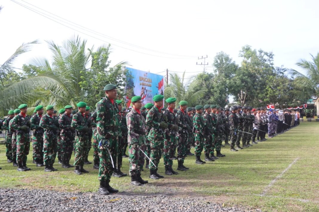 Kodim 1508/Tobelo Dukung Peringatan Hari Bhayangkara ke-80 dengan Semangat Sinergitas