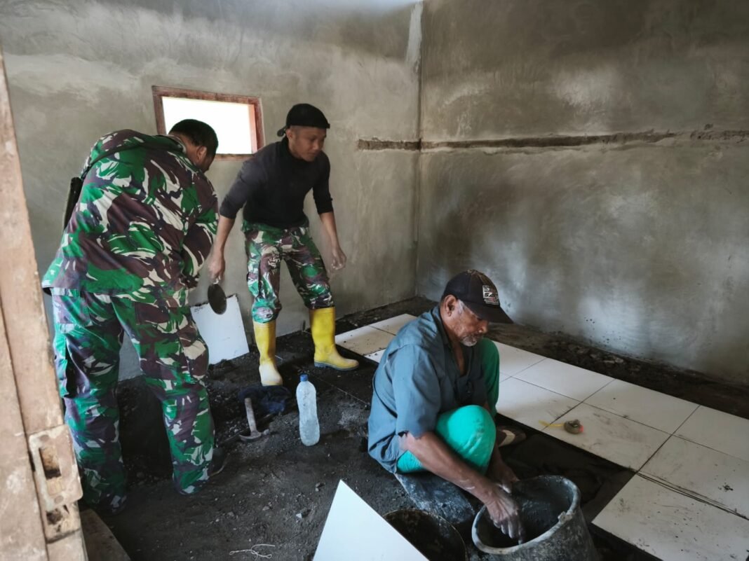 Perbaikan Rumah Melalui TMMD, Ketut Surija Rasakan Manfaatnya