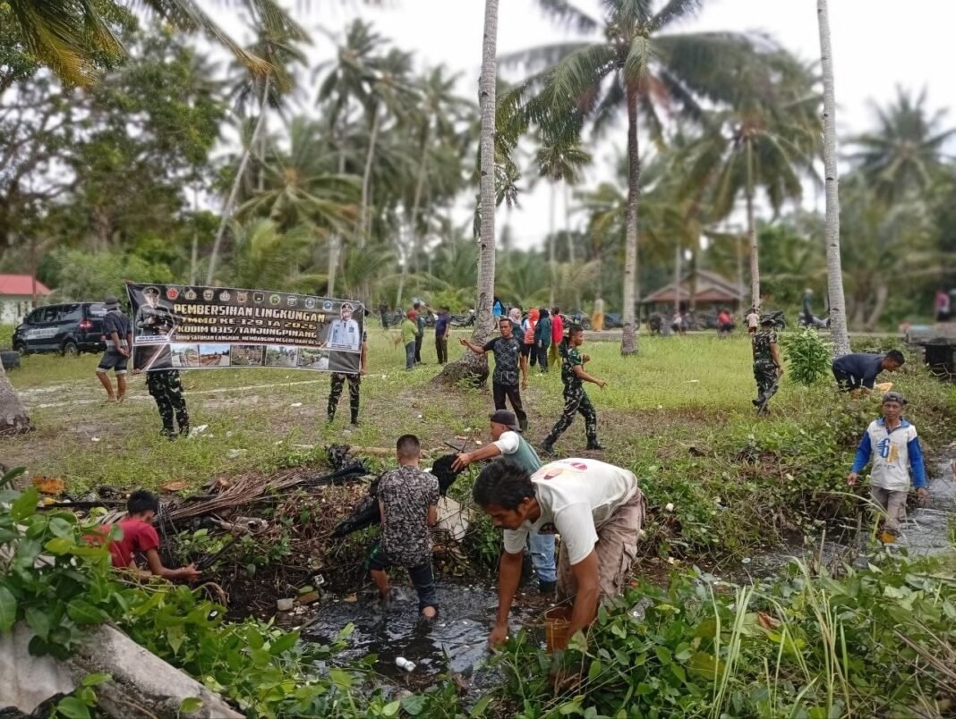 Pentingnya Kerjasama TNI-Polri dalam Gotong Royong TMMD Ke-129 di Desa Busung