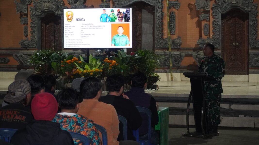 Informasi Rekrutmen TNI AD untuk Pemuda dalam TMMD Ke-129 Kodim 1626/Bangli