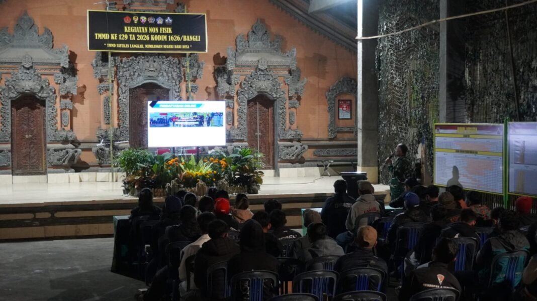 Edukasi Rekrutmen TNI AD Di TMMD Ke-129