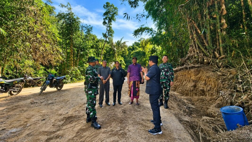 Dandim Bangli dan Bupati Tinjau Proyek TMMD ke-129 di Sekardadi