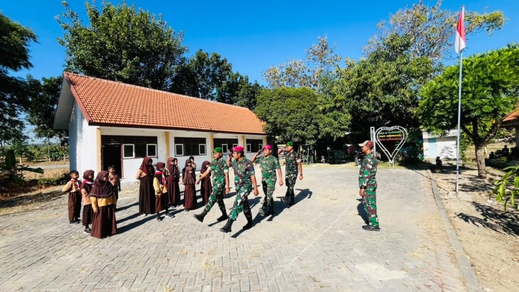 Pendidikan Karakter Melalui Pelatihan PBB oleh TNI di Tlemang