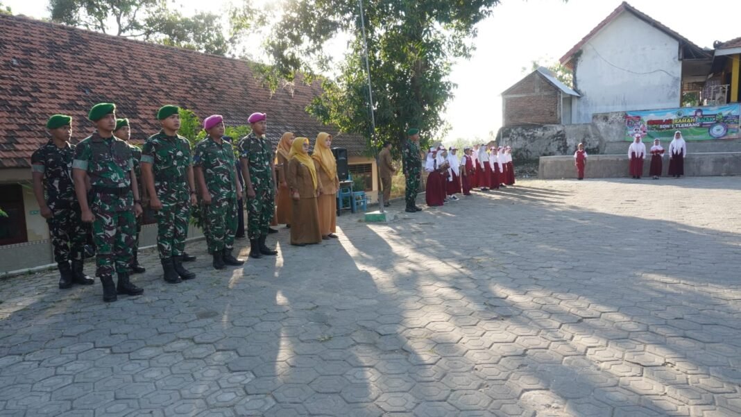 Kegiatan TMMD Membentuk Generasi Cinta Tanah Air