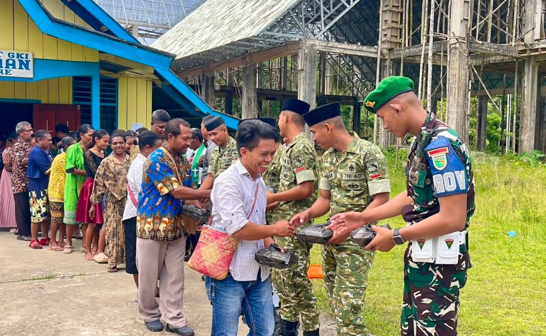 TNI dan Komunitas Bersatu dalam Program Kasih Minggu