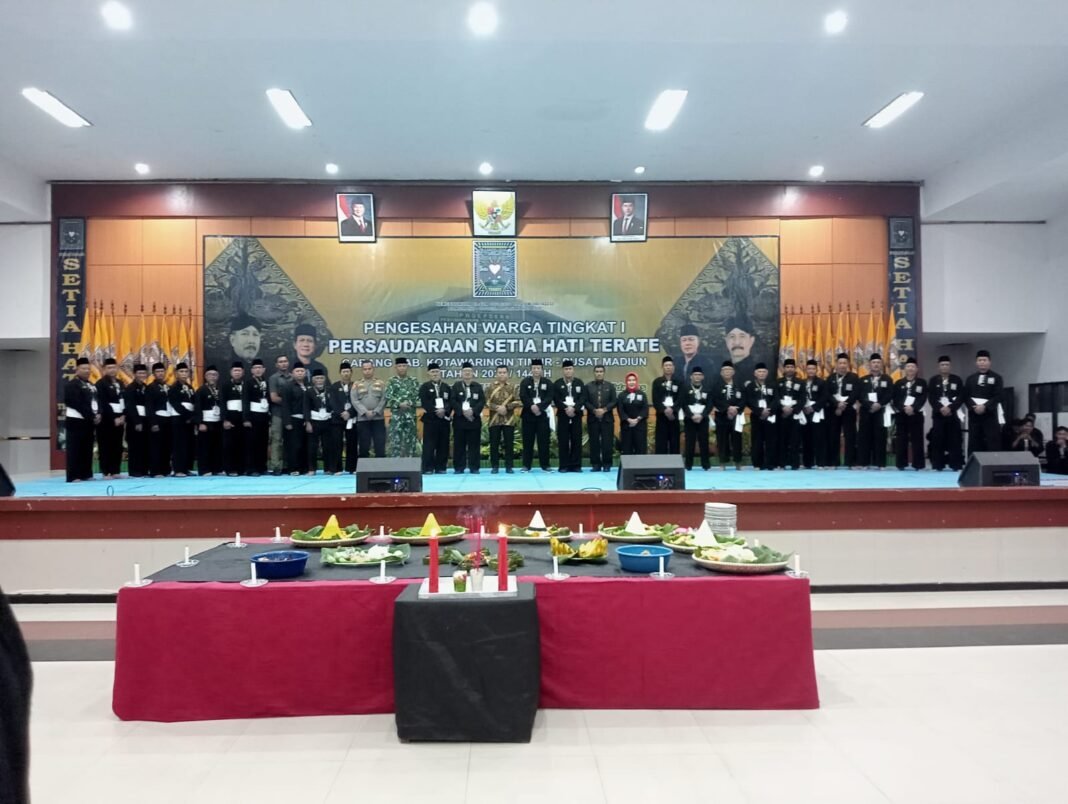 Seremonial Pengesahan Tingkat I PSHT Di Hadiri Pejabat Setempat