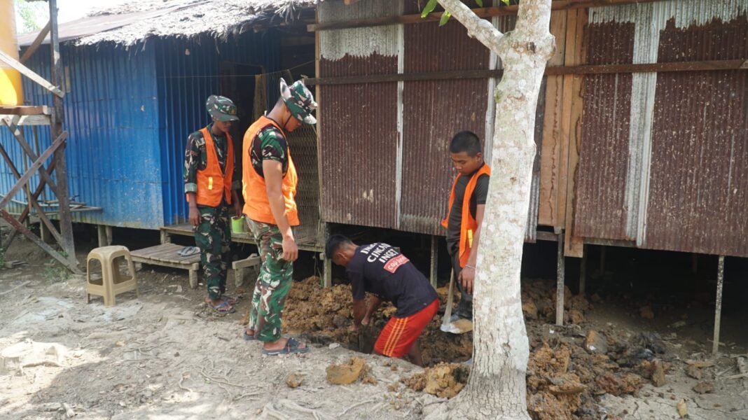 TMMD Kodim 1011/KLK Dorong Pembangunan Sanitasi Melalui Septik Tank