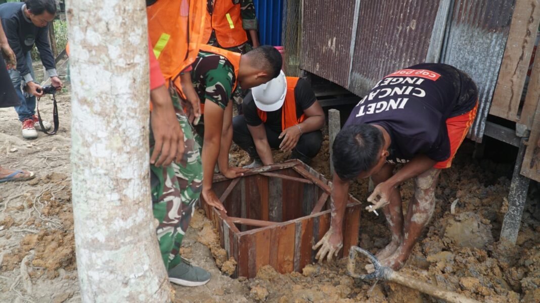 Manfaat Pembangunan MCK dalam TMMD Reguler ke-129 Kodim 1011/KLK