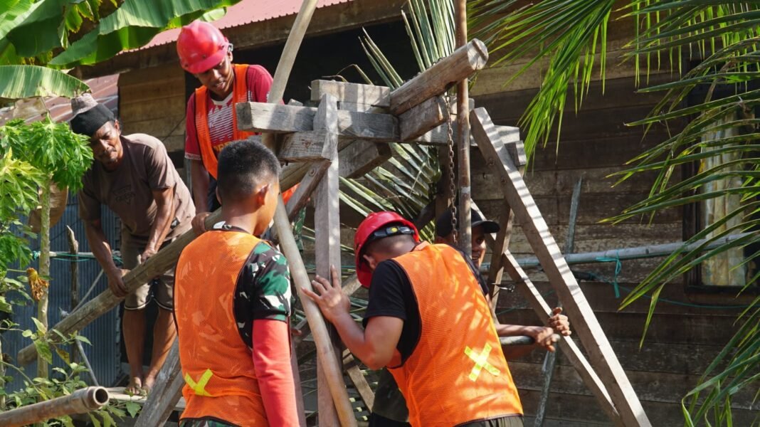 Mempercepat Pembangunan Sumur Bor oleh Satgas TMMD Reguler Ke-129