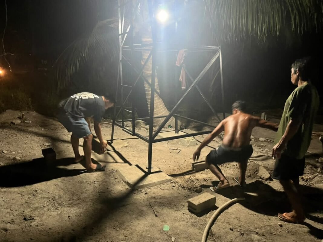 Kegiatan TMMD ke-129 Kodim 0413/Bangka: Sumur Bor Menuju Penyelesaian