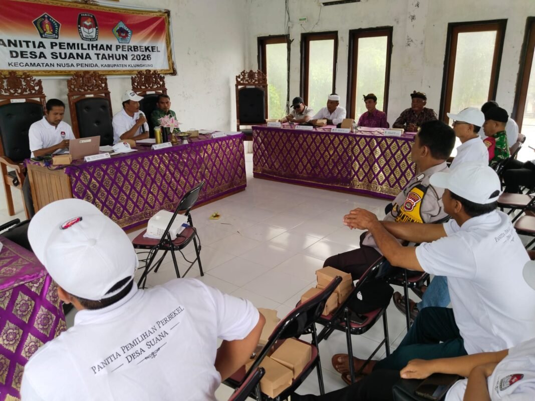 Babinsa Suana Tegaskan 4 Bakal Calon Perbekel Suana Ditetapkan