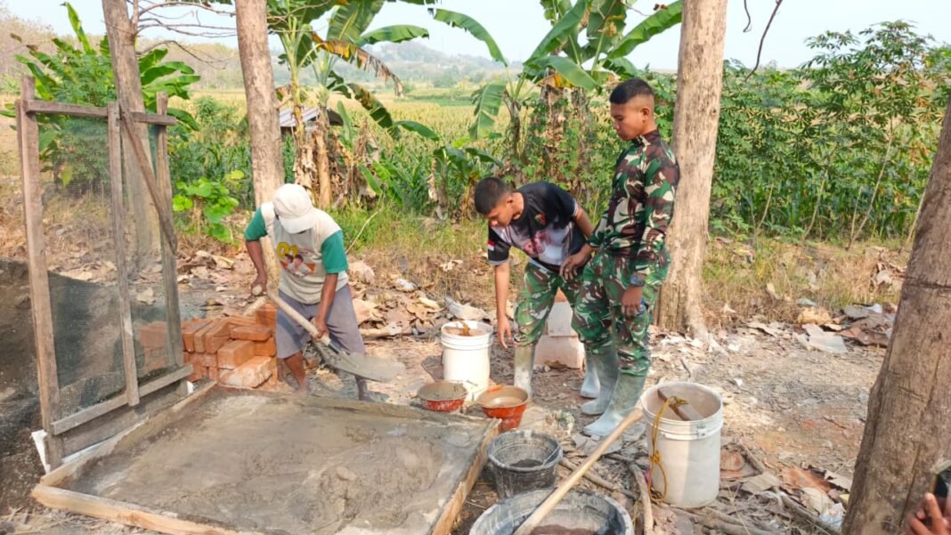 Pembangunan Tandon Air Pertanian sebagai Simbol Kemanunggalan TNI-Rakyat