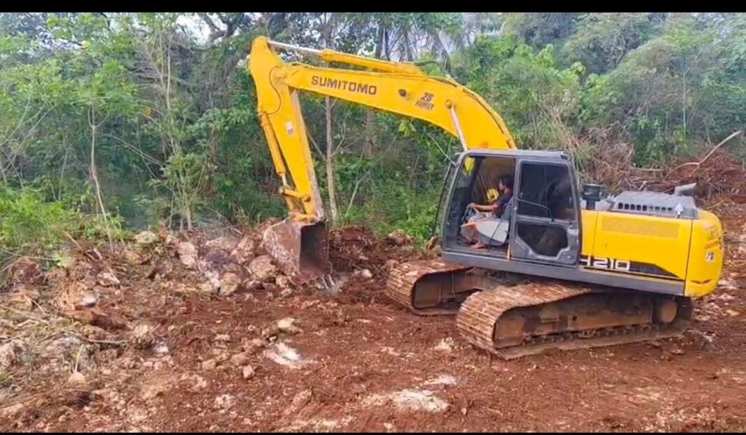 Optimisme Satgas TMMD Ke-129 dalam Pembangunan Jalan Penghubung Umbele