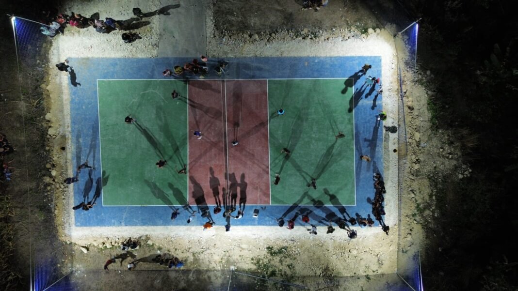 Keindahan Lapangan Voli Desa Tlemang: Hasil Nyata TMMD 129!